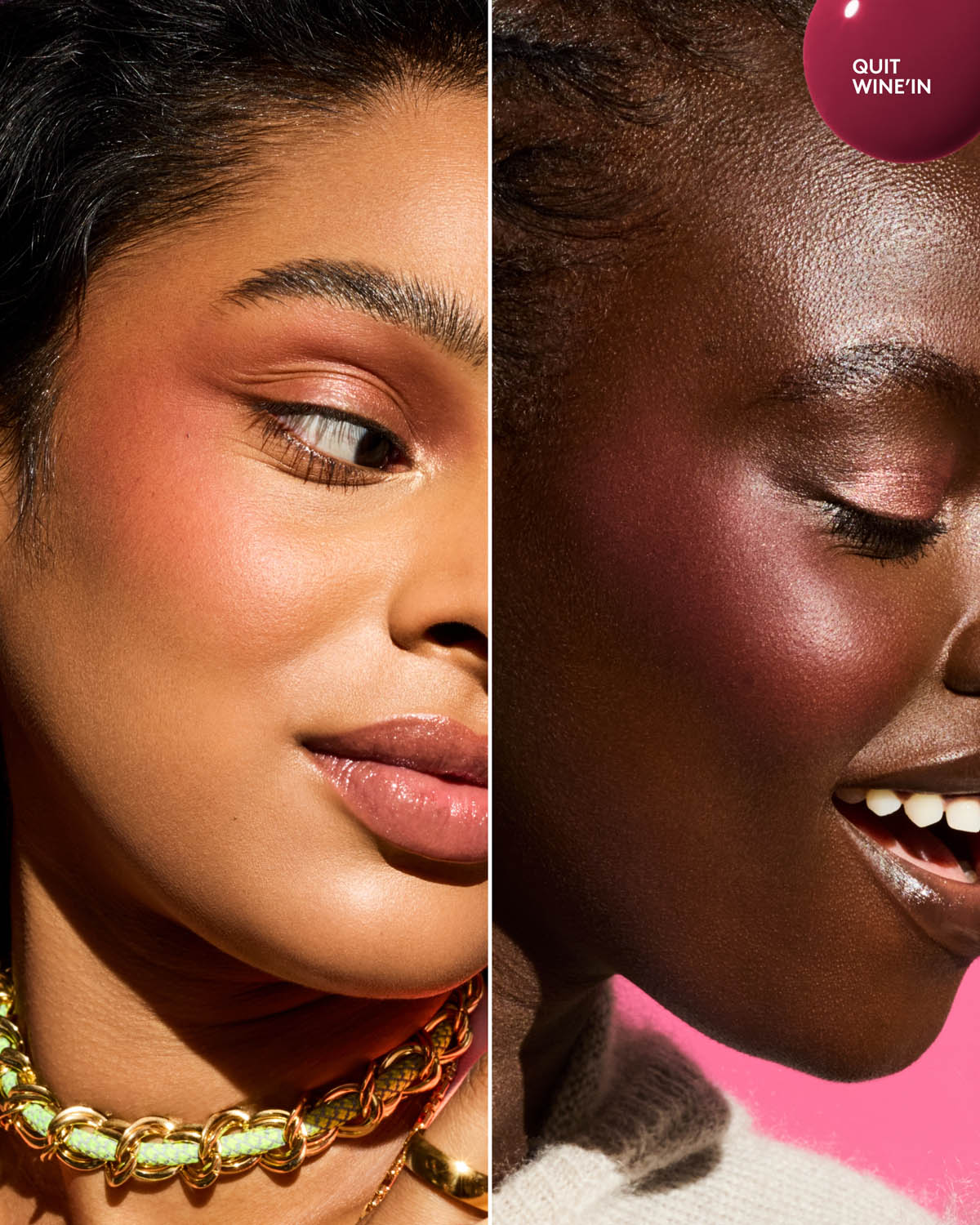 Shake 'N Play Buildable Liquid Blush ?? Quit Wine'in - Image 2