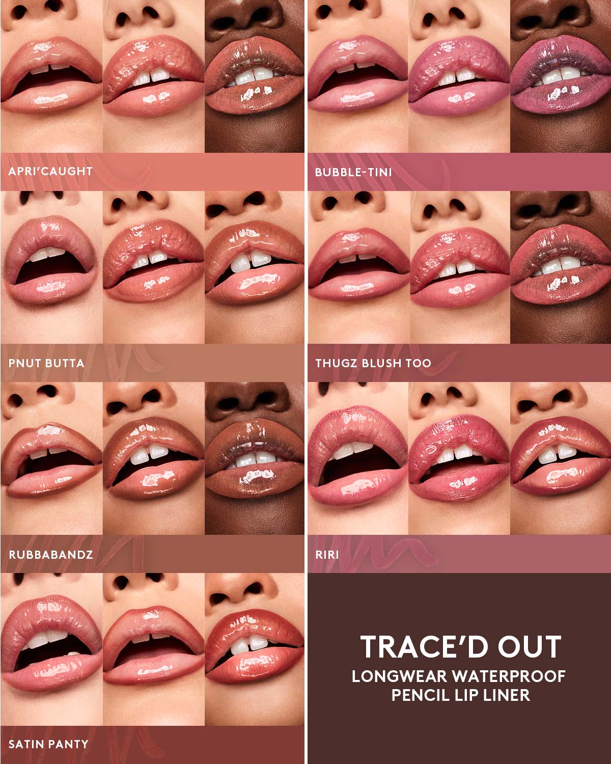 Trace'd Out Longwear Waterproof Pencil Lip Liner ?? Bubble-tini - Image 8