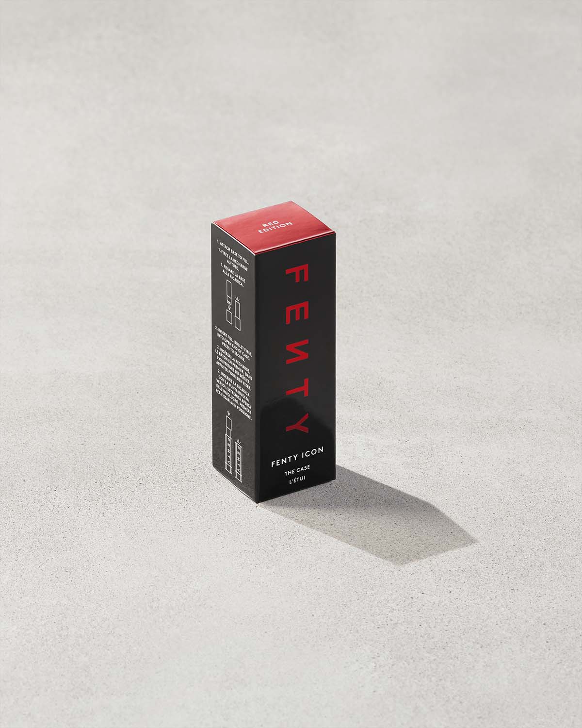 Fenty Icon The Case Semi-Matte Refillable Lipstick ?? Red Edition - Image 4