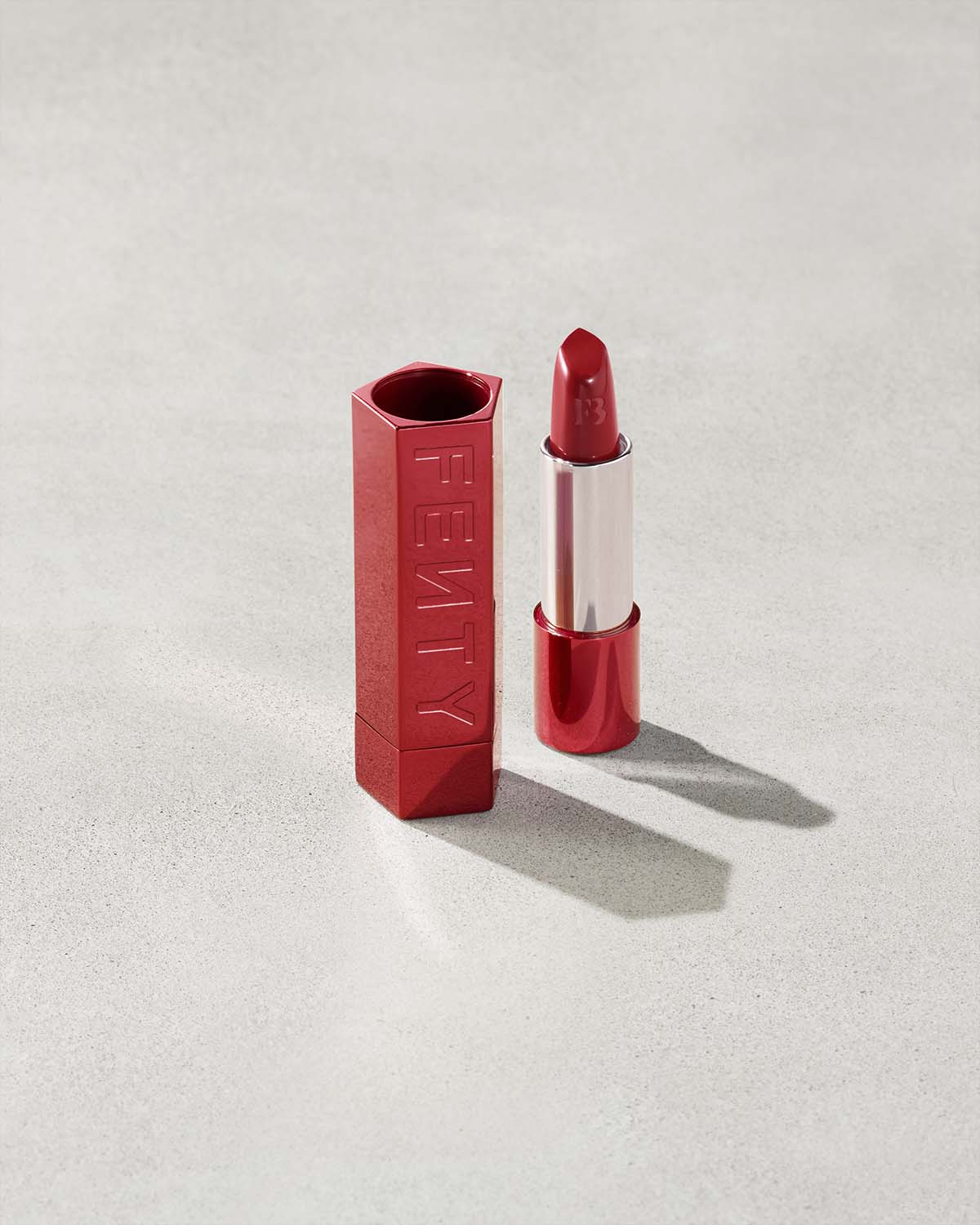Fenty Icon The Case Semi-Matte Refillable Lipstick ?? Red Edition - Image 3