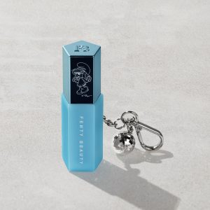 Smurfette Effect Gloss Bomb Universal Lip Luminizer + Keychain