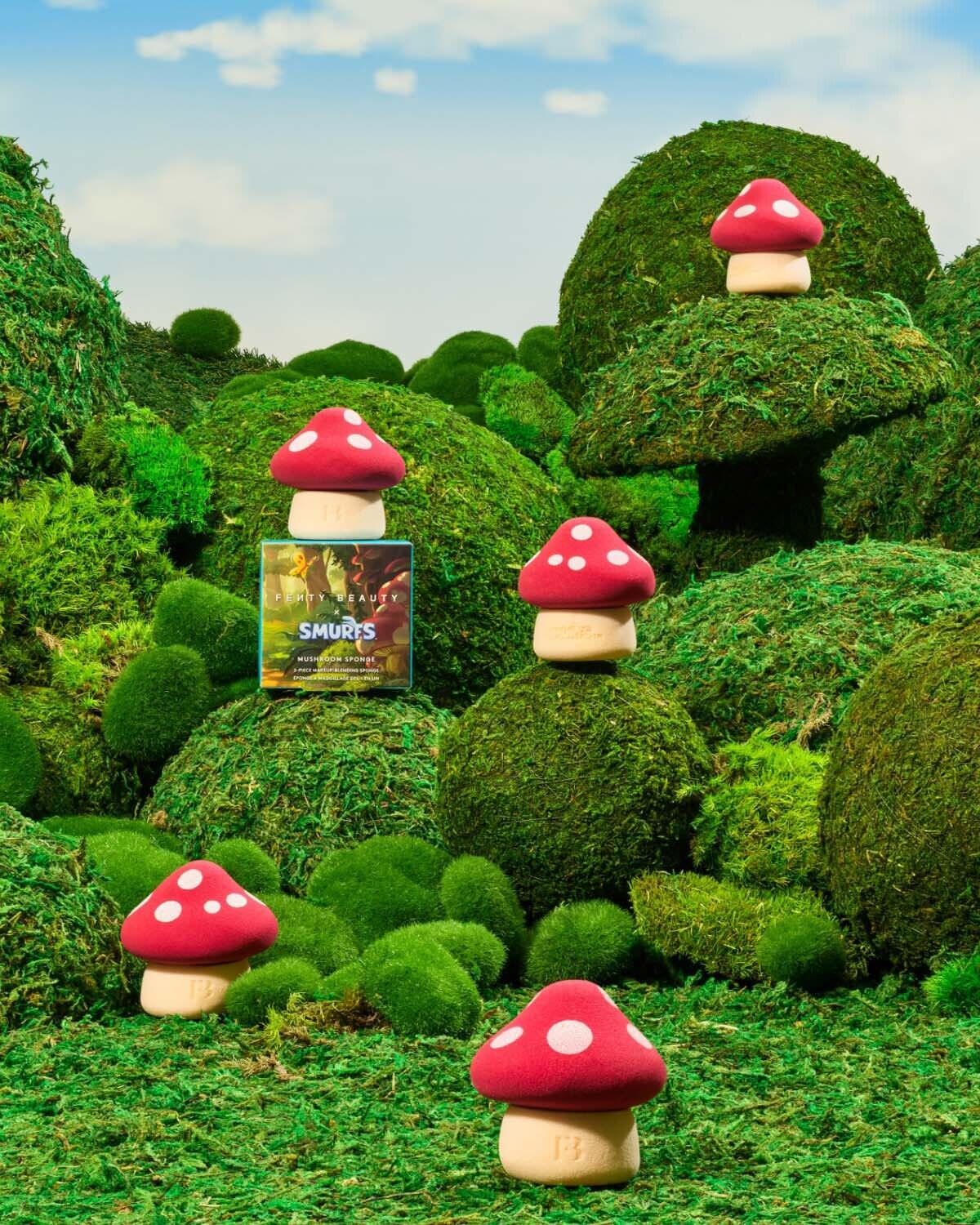 Mushroom Sponge 2-Piece Makeup Blending Sponge - Image 2