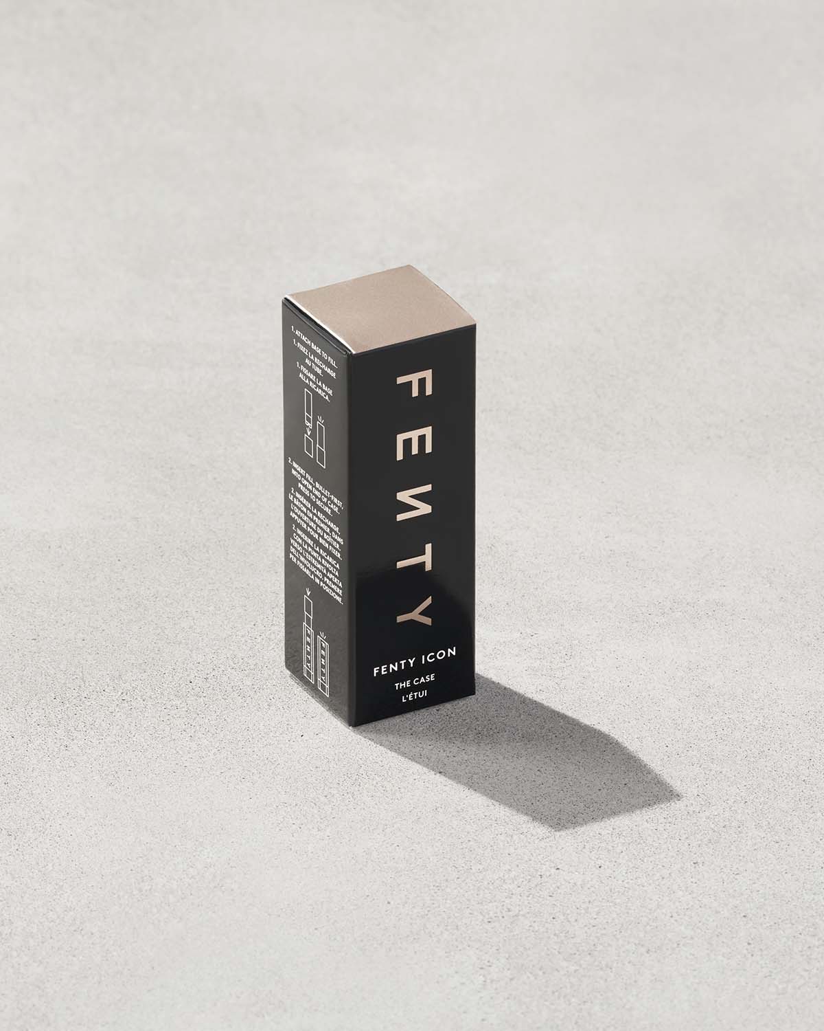 Fenty Icon The Case Semi-Matte Refillable Lipstick ?? Metallic Nude - Image 4