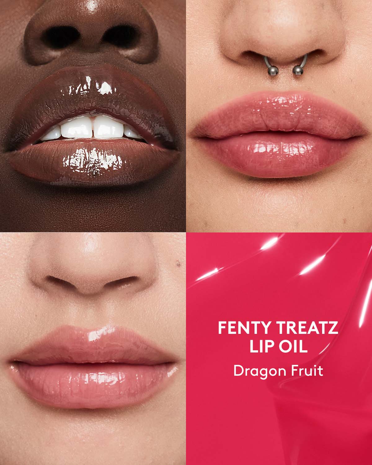 Fenty Treatz Hydrating + Strengthening Lip Oil ?? Dragon Fruit - Image 3