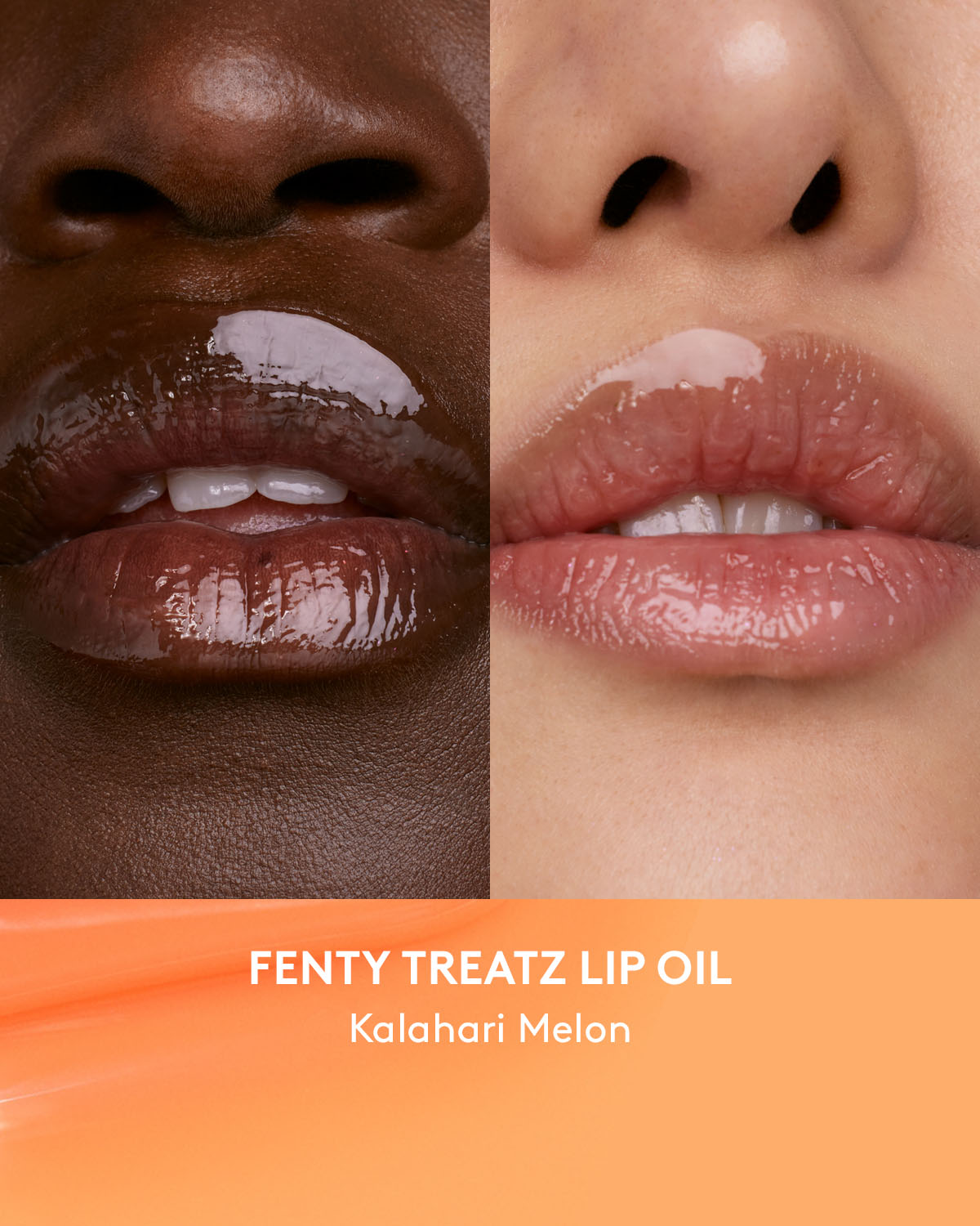 Fenty Treatz Hydrating + Strengthening Lip Oil ?? Kalahari Melon - Image 3
