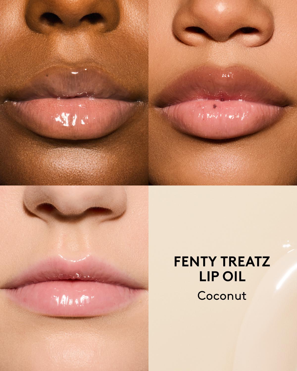 Fenty Treatz Hydrating + Strengthening Lip Oil ?? Coconut - Image 3