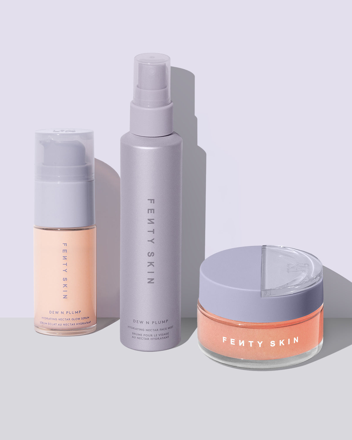 Dew N Plump Trio: Dew N Plump Face Mist. Serum + Slushie Mask