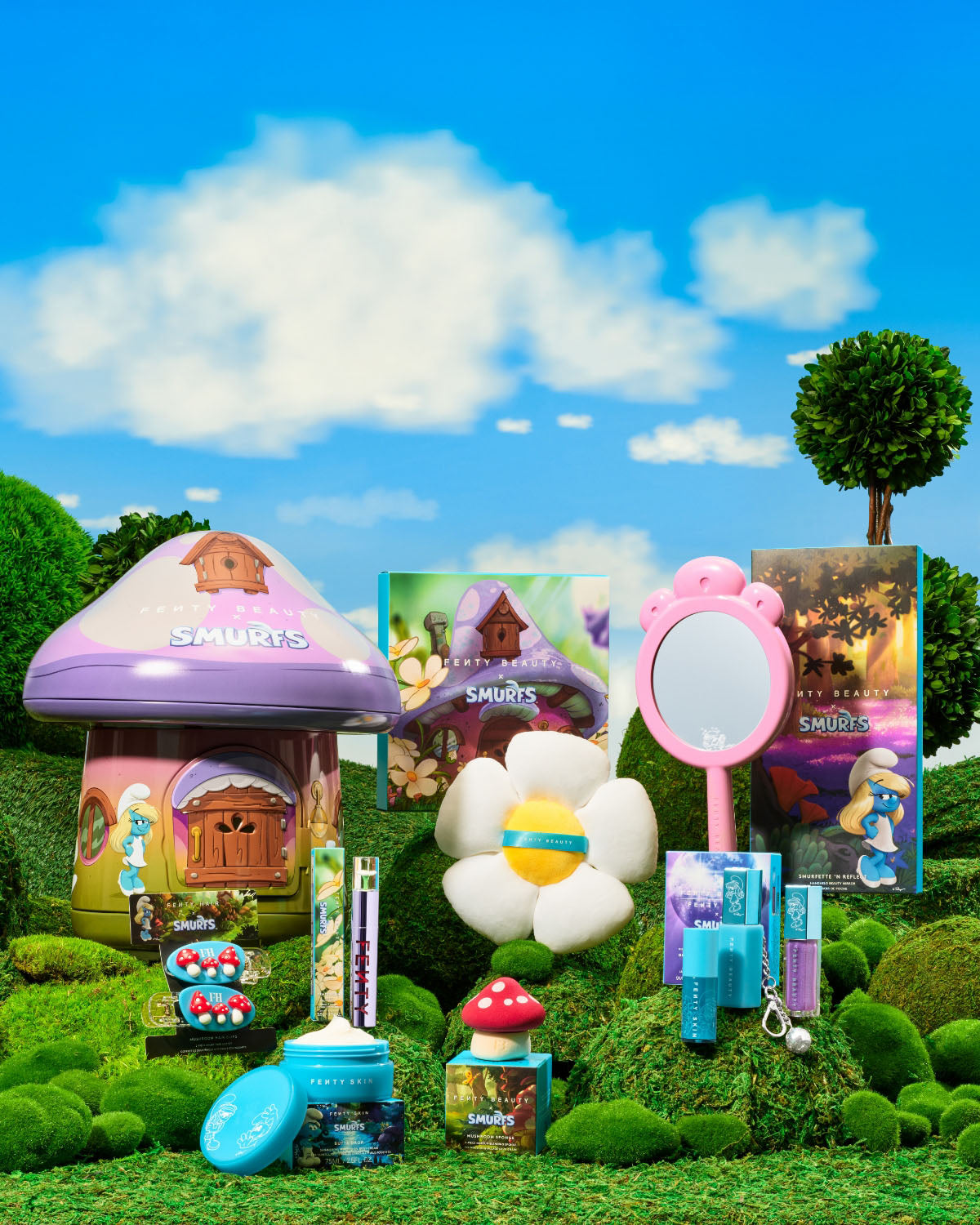 Mushroom Sponge 2-Piece Makeup Blending Sponge - Image 3