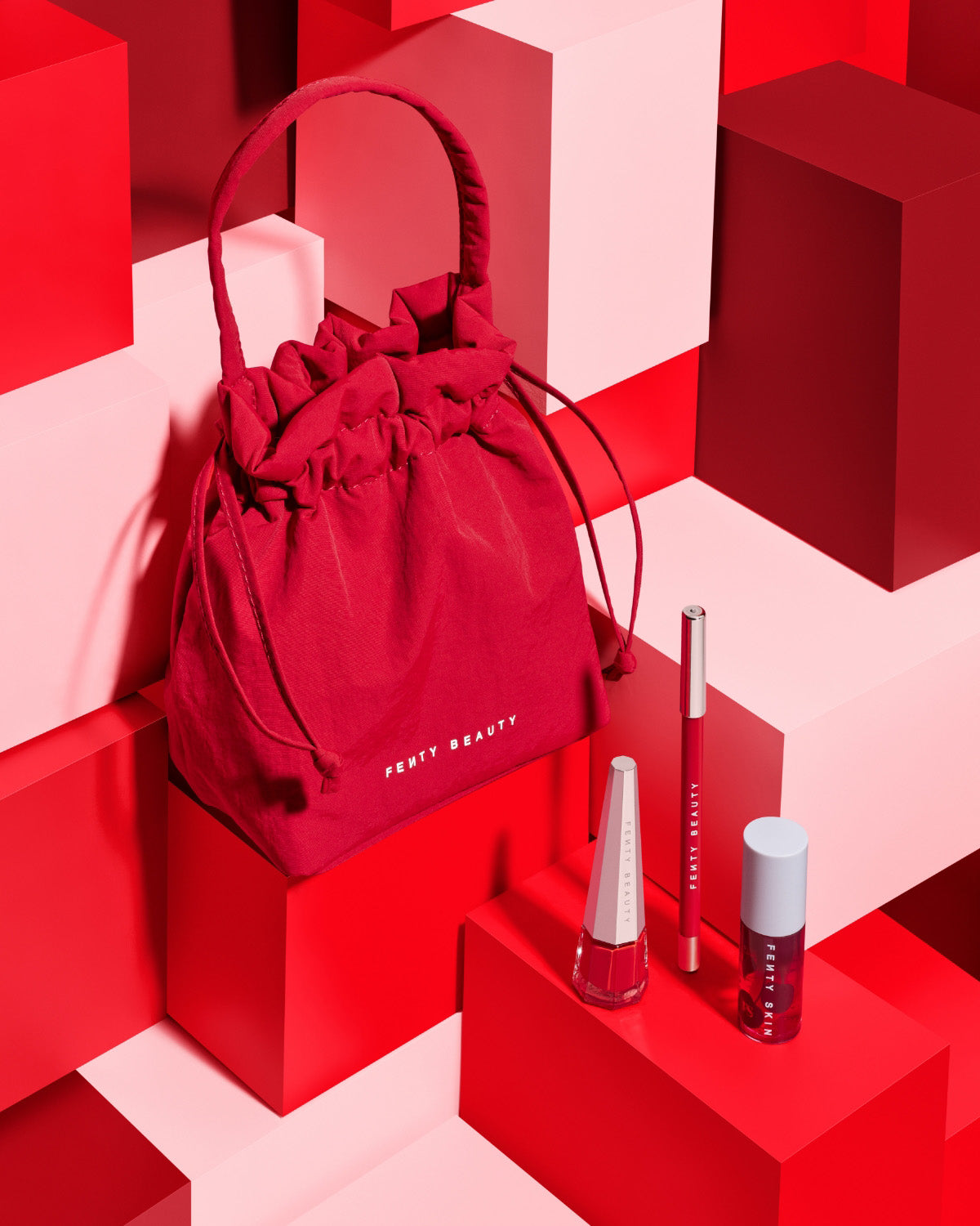 Cherry Mouth 3-Piece Lip Set + Pouch - Image 3